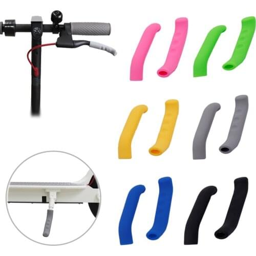 Silicone Brake Handle Covers Sleeve for Xiaomi Mijia M365 Electric Scooter Brake Lever Non-slip Protection Handlebar Grip Cover