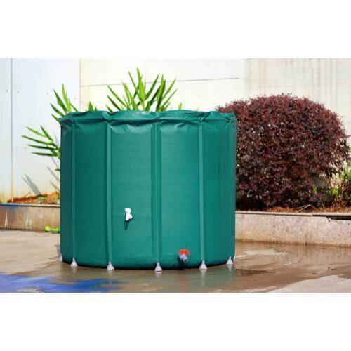 1000L rain water collection foldable bucket outdoor buckets folding water tank PVC compressible water butt