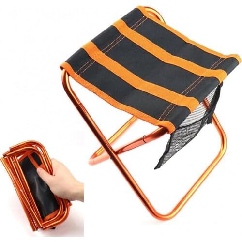 Folding Stool Chair Outdoor Camping Barbecue Portable Stool Travel Beach Train Fishing Folding Chair