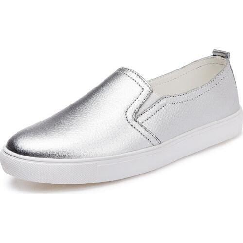 Loafers Women Platform Shoes Black Shoes For Women Genuine Leather Shoes Women Fashion Slip On Chaussure Femme Schoenen Vrouw