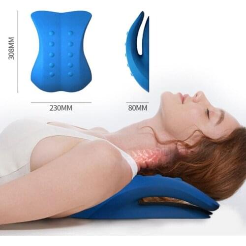 Health Maintenance Repair Stretch Pillow Traction Appliance Massage Pillow Adult Lumbar Traction Spine