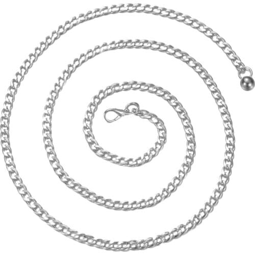 Vintage Waistband Metal Waist Chain Belt Silver Tone Dress Waist Band Women