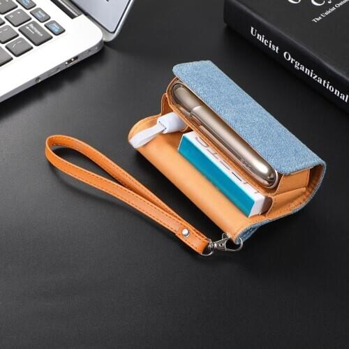 High Quality Fashion Flip For Iqos 3 Double Book Cover Case Pouch Bag Holder Cover Wallet Leather Case For Iqos 3.0/ Iqos 3 Duo