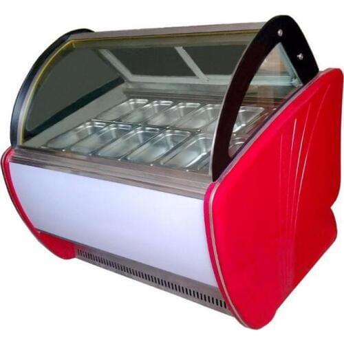 2018 hot sale ice cream Freezer Display 1060W ice cream freezer cabinet showcase