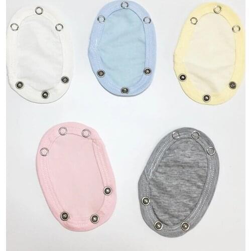 5pcs Cute Baby Boys Girls Romper Extender Kids Romper Partner Super Utility Bodysuit Jumpsuit Diaper Romper Length Extension