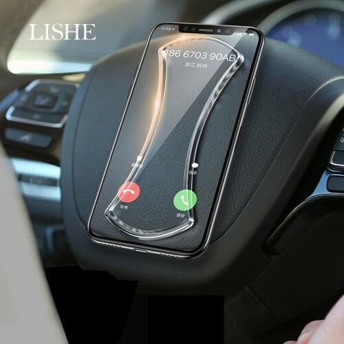 Strong Adsorption Car Phone Holder Universal Wall Desk Sticker Mount Support For Samsung iPhone Flourish Lama Nano Rubber Stands