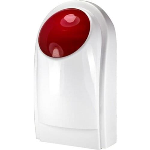 Mini Alarm Horn Strobe Sensor 433mhz Wireless Strobe Siren for GSM Standalone Hotel Home Security Alarm Panel System