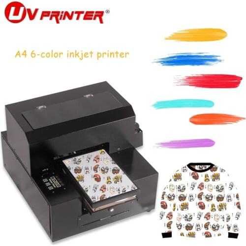 Large format DTG inkjet printer multi-function for high-resolution printing of leather/plastic/metal/wood materials