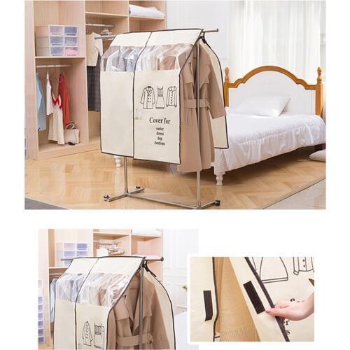 Garment Bag Cover Non-fabric Waterproof Dustproof Garment Dust Bag Garment Bags Clothes Dust Bag for Home Travel Hotel