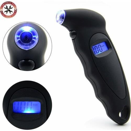 NEW Digital Tire Pressure Gauge LCD Backlight Auto Car Motorcycle Tire Gauge Air Tire Gauge monitor Barometer Tyre Tester