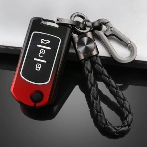 2 3 Buttons Colorful Car Flip Folding Key Case Cover Protect For Mazda 2 3 5 6 CX7/CX9 RX8 MX5 Auto Remote Shell Accessories