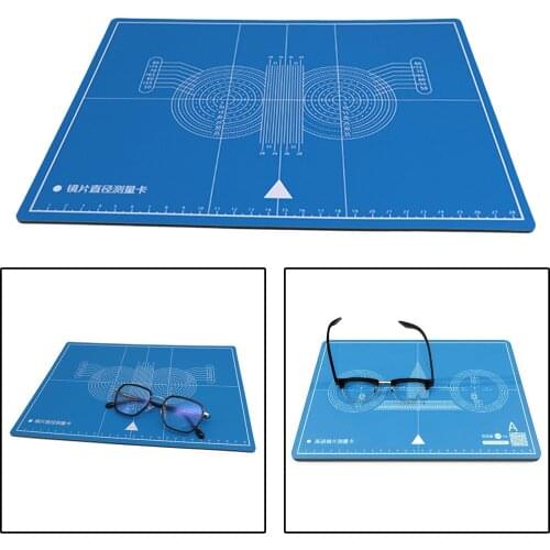 Double Side Glasses Frame Adjustment Lens Diameter Measurement Test Card