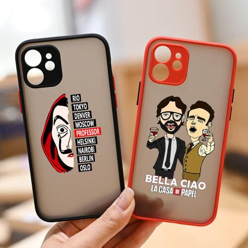 GYKZ Nairobi Berlin Denver Phone Case For iPhone SE 2020 11 Pro XS MAX 7 X XR 6 8 Plus Spain TV La Casa De Papel Hard Cover Bag