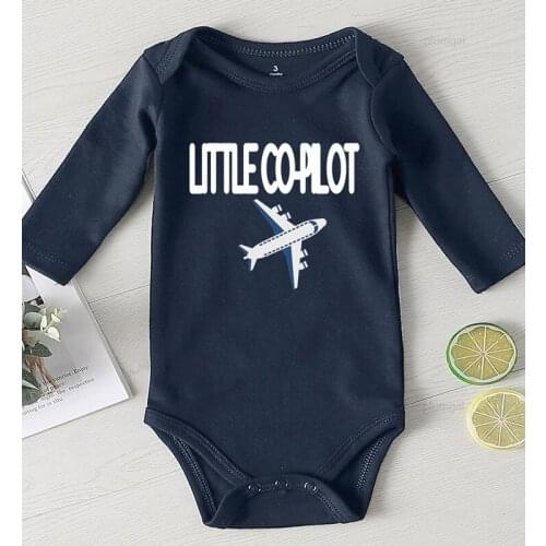 Jumpsuit for Girls Children Jumpsuits Newborn Baby Boy Clothes Printing Little Copilot Clothing for Babies Kids' Things Rompers