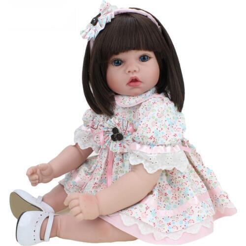22 Inches Long Hair Accompany Dolls Sleeping Playmates Doll for Girl Boy Toys Photo Kids Model Props Babe Boneca Brinquedos