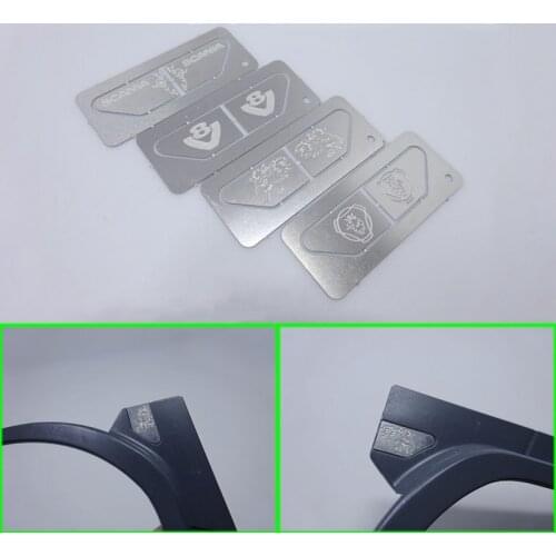 Wheel Eyebrow Metal Etching Film for 1/14 Tamiya RC Truck Trailer Tipper Scania R730 620 470 Car Diy Parts