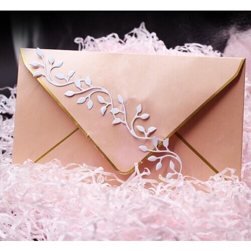 Lace leaves decor Metal cutting dies stencil scrapbooking embossing album diy