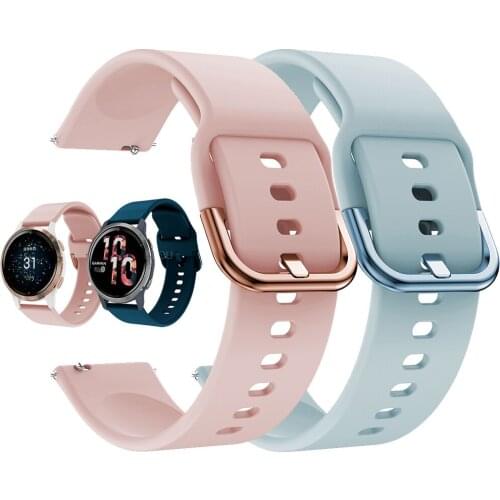 For Garmin Venu 2 2S Soft Silicone Strap Vivoactive 4 / 4S 40mm Watch Band Wristband Bracelet Watchband Replace Accessories