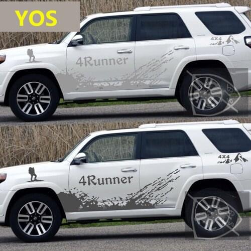 New car stickers FOR Toyota 4Runner Door body exterior decoration modified stickers 4Runner Sports off-road stickers