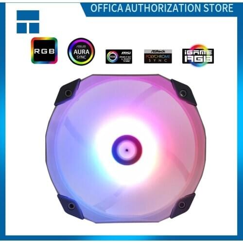 Thermalright TL-D14 CPU cooling fan 140mm computer case ARGB colorful desktop case PWM mute 5V/3PIN 12V/4PIN no light fan