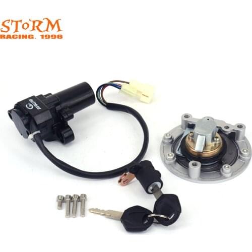 Motorcycle Ignition Switch Seat Lock Key Fuel Gas Cap Set For Yamaha YZFR6 YZF-R6 YZF R6 2003 2004 2005