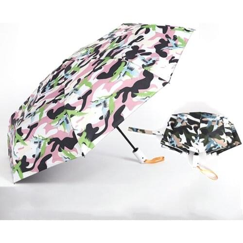 2021 New 10K Three-folding Automatic Umbrella Rain Women Sunny/Rainy Windproof Anti-UV Umbrella For Male Female Summer Winter Pa