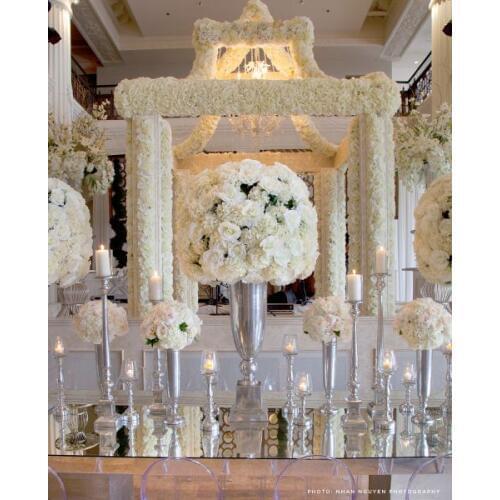 SPR new high quality 4pcs/lot 40cm dia. artificial wedding table centerpiece flower ball wedding road lead flowers decoration