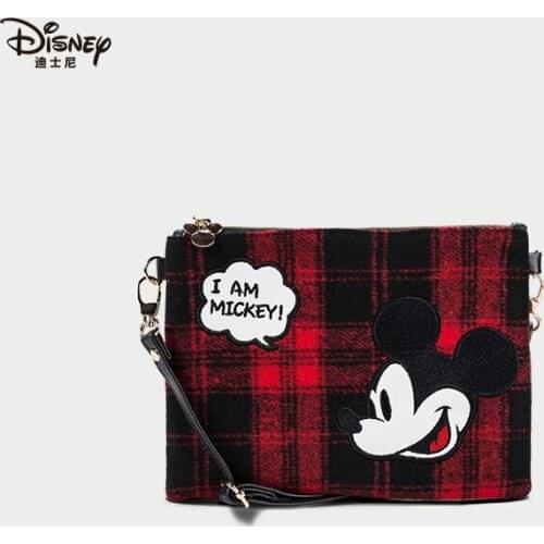 Disney 2020 New Mickey Mouse British Style Shoulder Bags Lady Crossbody Bag Casual Womens Lightness Handbag