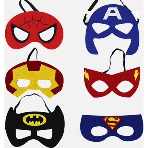 Boy Girl Super Hero Eye Mask Eye Mask Halloween For Masquerade Party Fancy Dress Costume Party Props Cosplay Party Hallowmas
