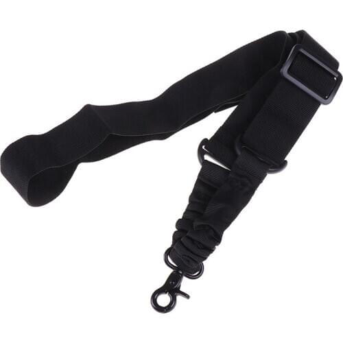 Tactical Gun Sling Adjustable 1 Single Point Bungee Quick Release Rifle Strap System for Airsoft Hunting Military Strap
