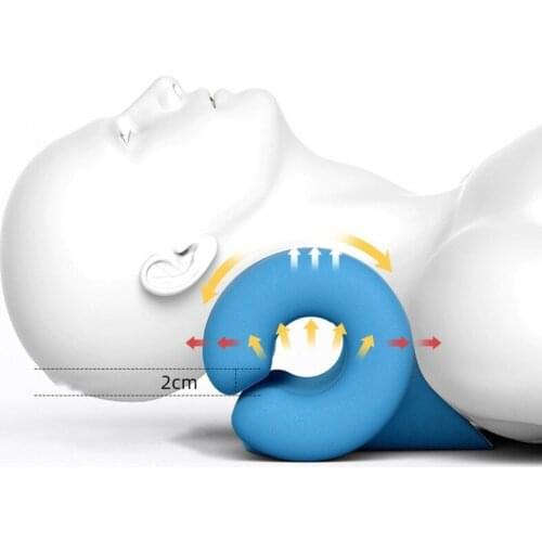 Neck And Shoulder Relaxer Chiropractic Pillow Neck Traction Device Relieve Pain And Cervical Spine Massage Pillow
