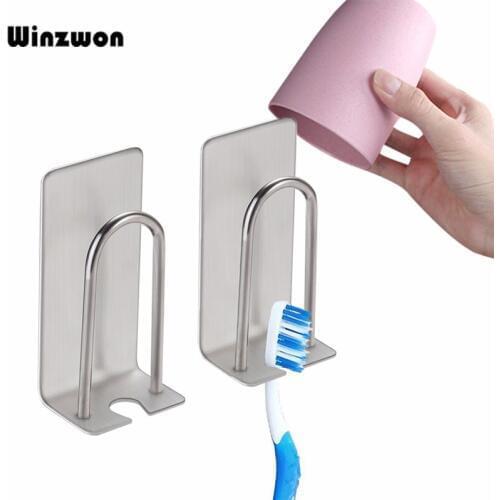 Winzwon Wall Mounted Toothbrush Holders