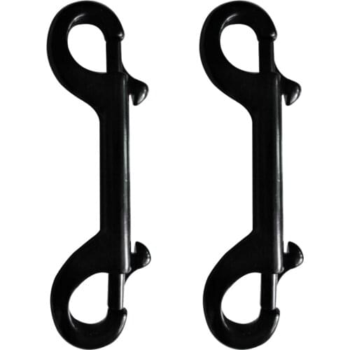 2 Pieces Durable 316 Stainless Steel Double End Bolt Snap Hook Underwater SCUBA Dive Diving, Various Sizes/Colors