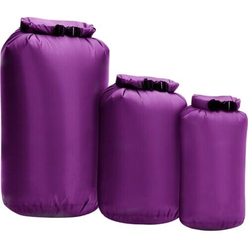 3pcs Set 8L 40L 70L Waterproof Dry Bag Pack Sack Swimming Rafting Kayaking River Trekking Floating Sailing Canoing Boating