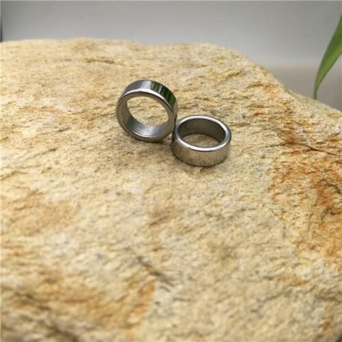 8mm Hole 316l Stainless Steel European Big Hole Spacer Beads for Jewelry Making Wholesale Leather Bracelet Jewelry Findings