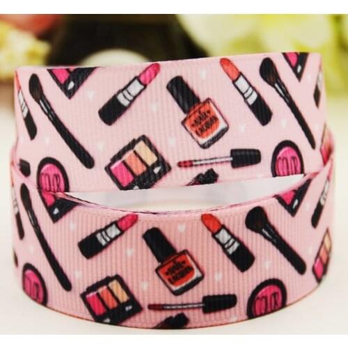22mm 25mm 38mm 75mm fashion Cartoon printed Grosgrain Ribbon party decoration 10 Yards X-03518