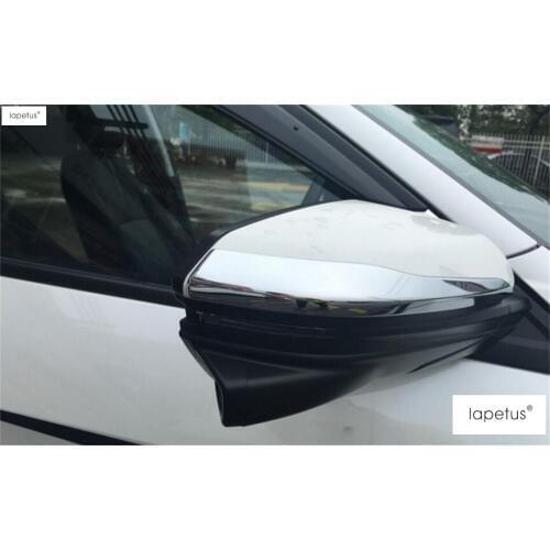 Lapetus Accessories For Honda Civic 2016 2017 Side Rearview Mirror Strip Protector Molding Cover Kit Trim 2 Piece
