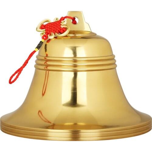 Copper Bell Pendant Wind Chimes Copper Lucky Decoration Safe Living Room Home Door Decoration Crafts Decorations