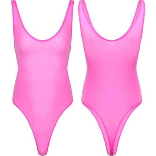 Mens Sexy Bodysuit Underwear Lingerie G String High Cut Ultra-thin Bodysuit Jockstraps Leotard Exotic Nightwear Costumes