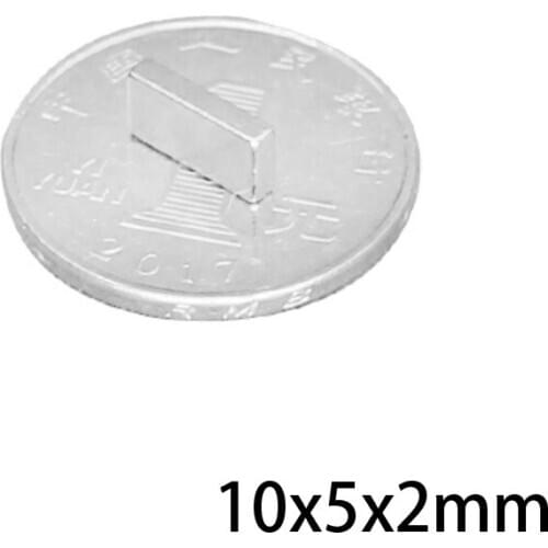 20~500pcs 10x5x2 mm Small Block Powerful Magnets 10*5*2 Neodymium Magnet 10x5x2mm Stong NdFeB Permanent Magnetic 10*5*2