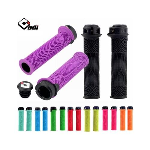 ODI bike Silicone Handlebar Grips MTB Silica Gel Bicycle Handle Bar Grips Set Anti-skid Shock Absorption Cycling Accessories