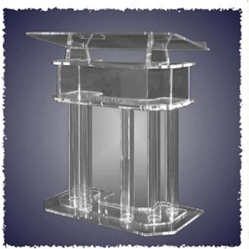 Clear Acrylic Church Pulpit Podiums /Rostrum/PMMA Pulpit acrylic reception display podium lectern