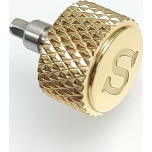 Steel Watch Crown FOR SKX007 SKX009 S Without Oil Mod Parts Fits NH35 36 Movement Watch Case Accessories