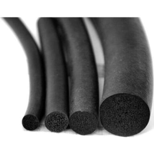 5 M epdm black O auto door seal protector car door rubber foam sealing filler strip weatherstrip round EPDM rubber foaming