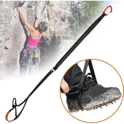 Professional Adjustable Webbing Foot Ring Climber Climbing Device with Device Climbing Equipment