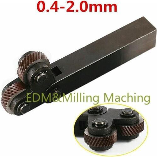 High Quality Knurling Tool For Metal Lathe Turning Wheel Forming Fine Course steel 0.4-2.0mm Durable New