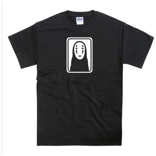 Spirited Away Kaonashi Mask Ghibli Chihiro Anime Manga Japanese Vinyl T-shirt