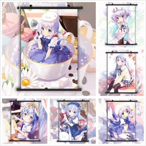 Is The Order A Rabbit Chino Kafuu Chino HD Print Wall Poster Canvas Painting Wall Decor Wall Art Picture Room Decor Home Decor