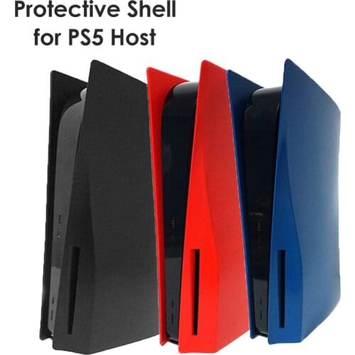 Gaming Console Faceplate Cover Protective Case for PS5 Disk Edition Skin Replacement Shell Panel for Playstation 5 Host Console