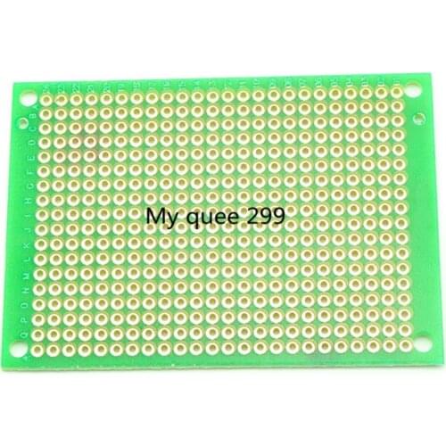 10PCS CNC glass fiber universal circuit board 5*7CM green oil test board universal board thickness 1.6mm